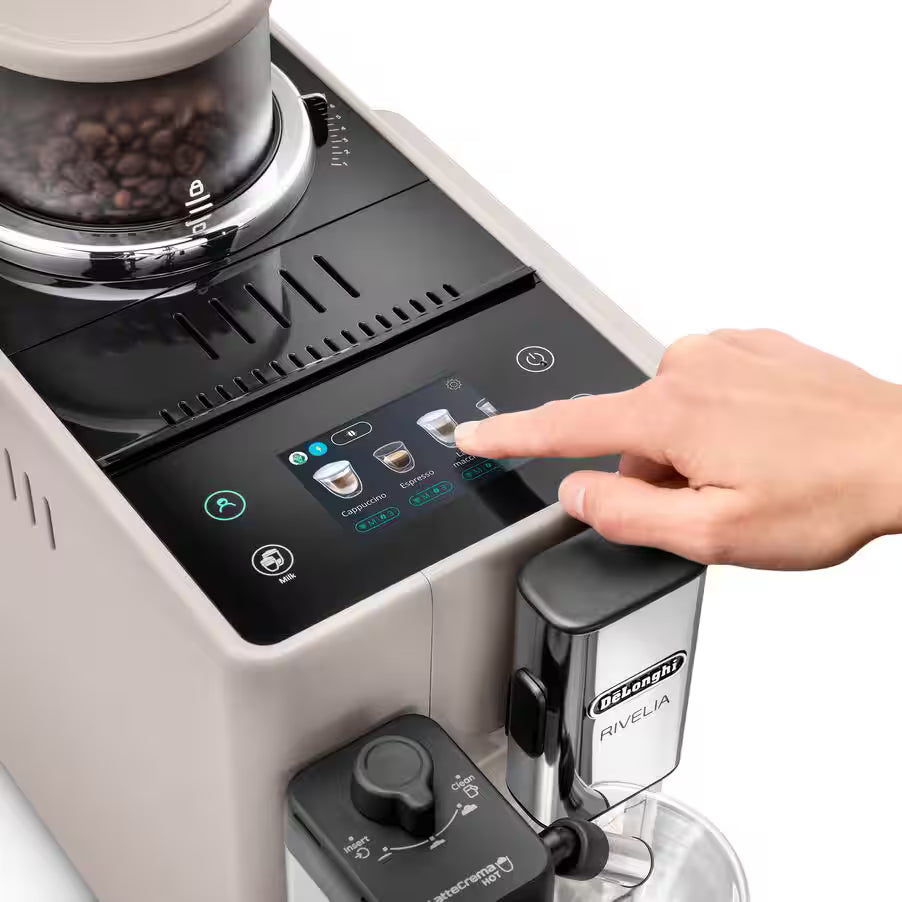 Rivelia Fully Automatic Espresso Machine, Sand Beige