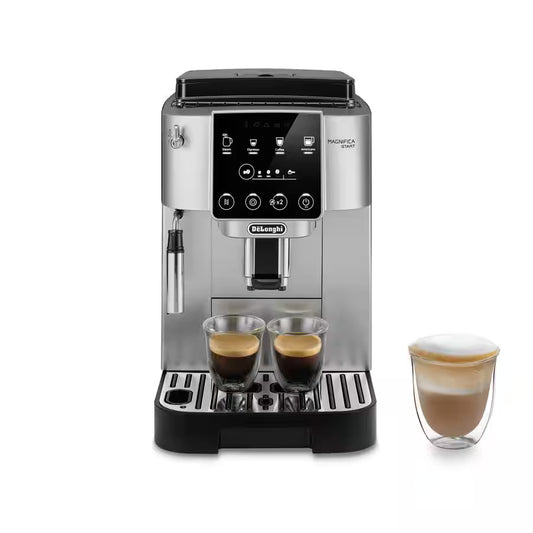 Magnifica Start Espresso Machine (Black) with Manual Milk Frothing