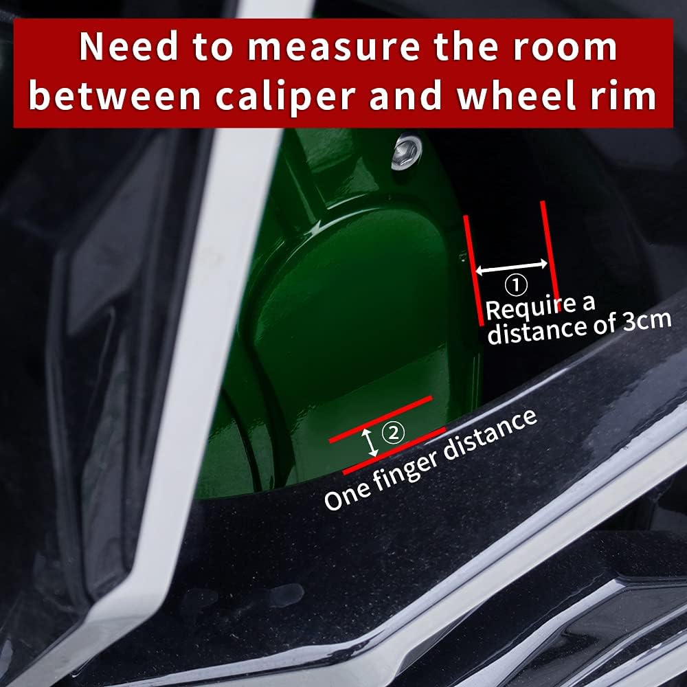 Automobile aluminum alloy caliper cover special car special buckle screw fixed caliper cover (4PCS) - VelosoleAutomobile aluminum alloy caliper cover special car special buckle screw fixed caliper cover (4PCS)car - accessories