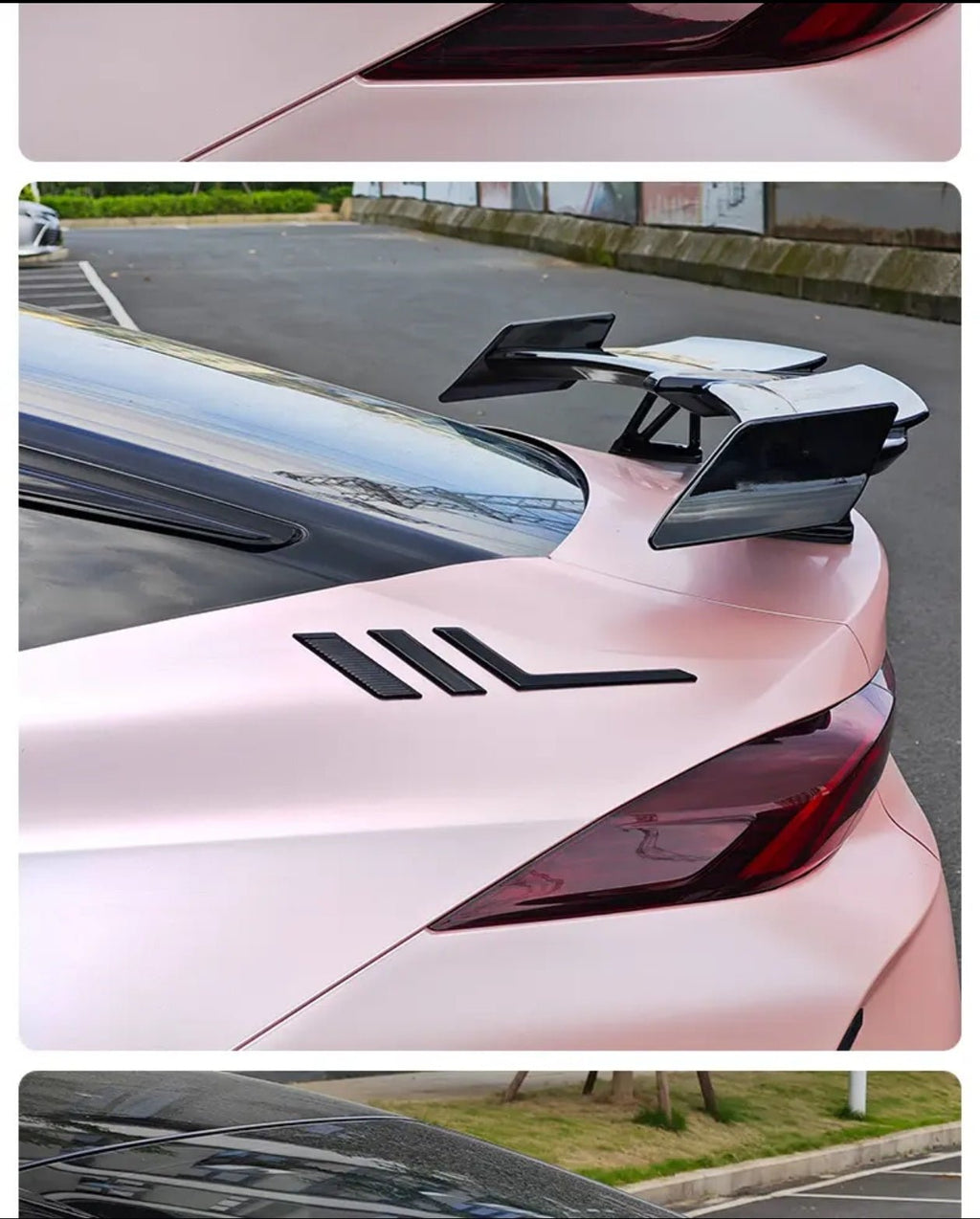 Rear window stickers, lace decoration, modified side wing side logo, sports body decoration stickers - VelosoleRear window stickers, lace decoration, modified side wing side logo, sports body decoration stickerscar - accessories