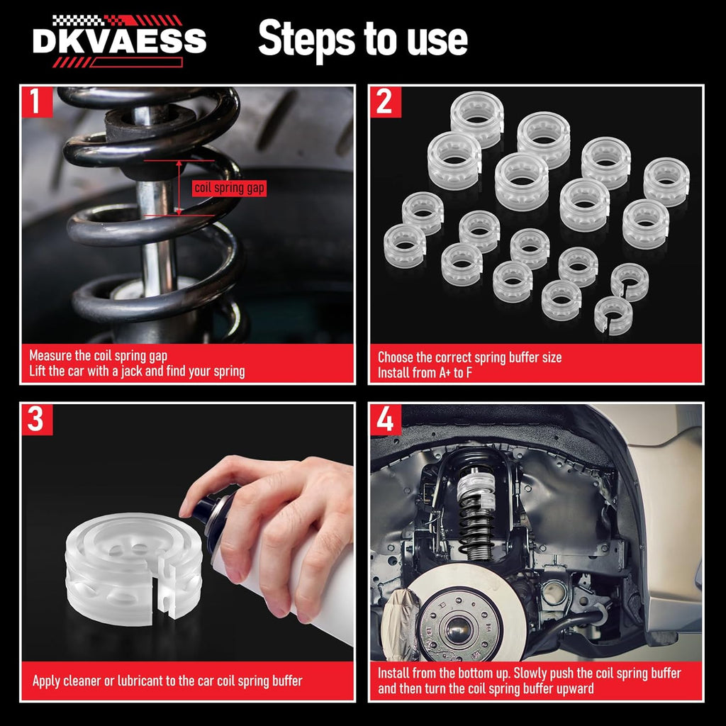 Universal Car Shock Absorber Spring Bumper Power Auto Buffers - VelosoleUniversal Car Shock Absorber Spring Bumper Power Auto Bufferscar - accessories